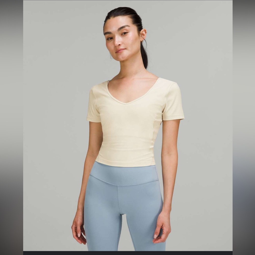 Lululemon ($68) Align™ White Opal T-Shirt